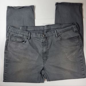 Levi's 541 Faded Black Denim Jeans Size 46×32 Athletic Fit